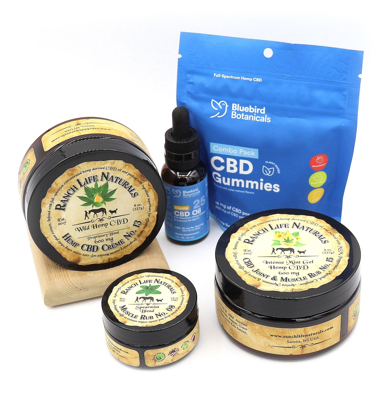 CBD Crème/Joint & Muscle Rub/Oil/Gummies