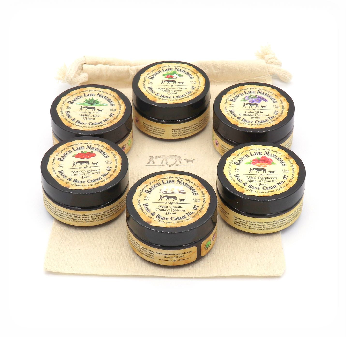 Collection of Hand & Body Crèmes