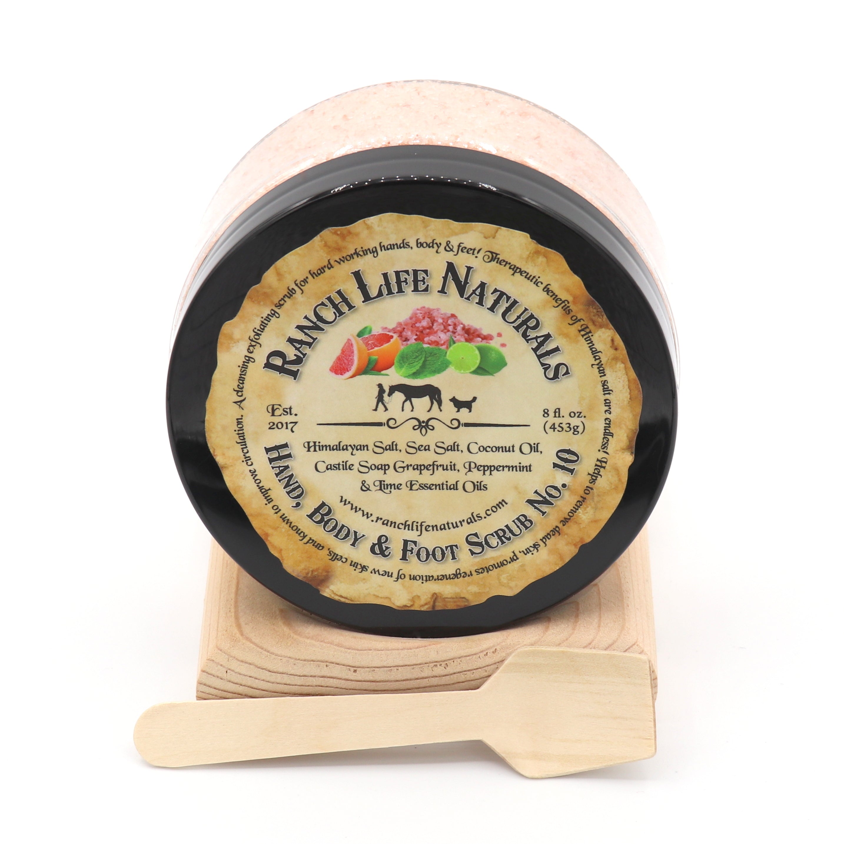 Hand, Body & Foot Scrub No. 10 - Ranch Life Naturals
