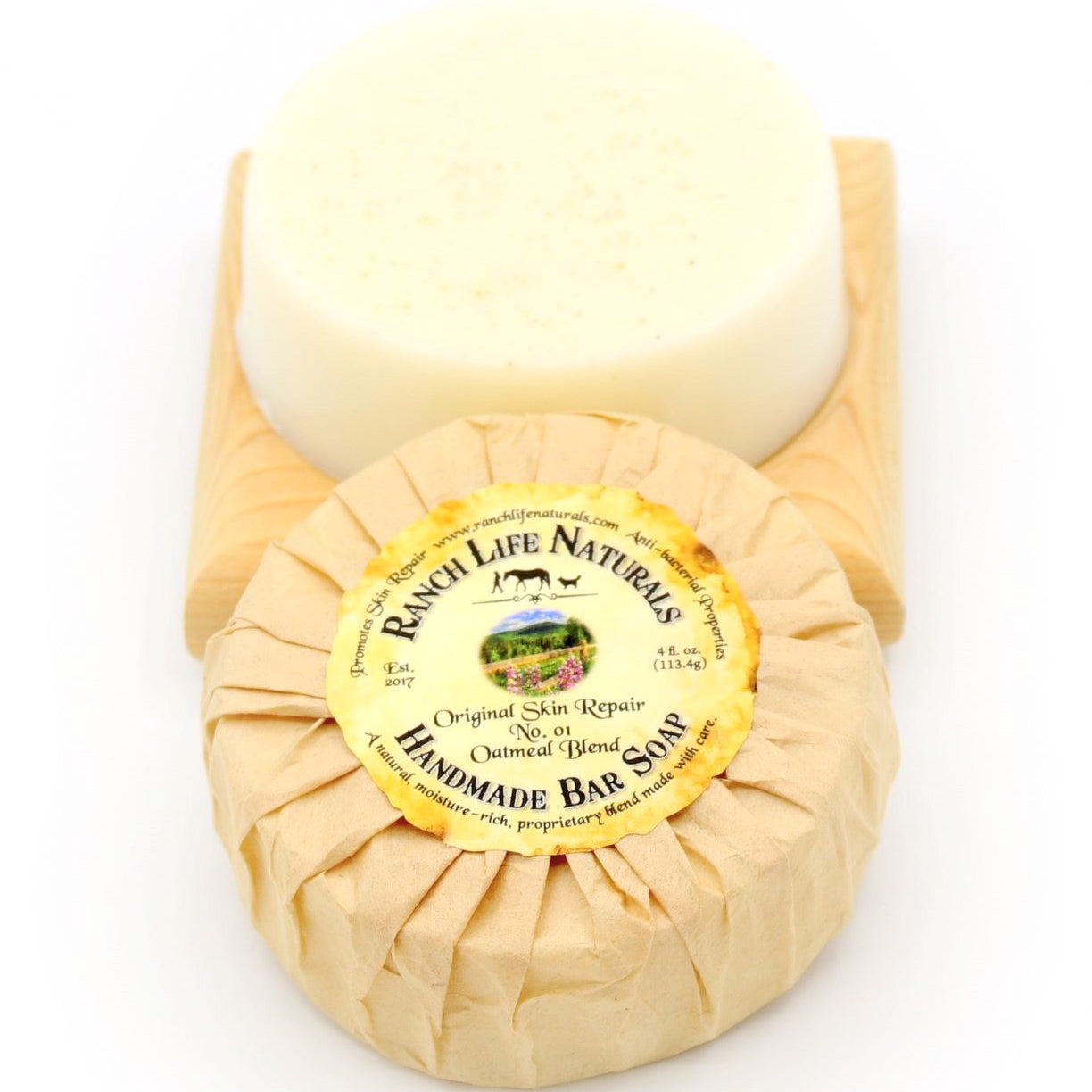 Original Skin Repair No. 01 Oatmeal Bar Soap - Ranch Life Naturals