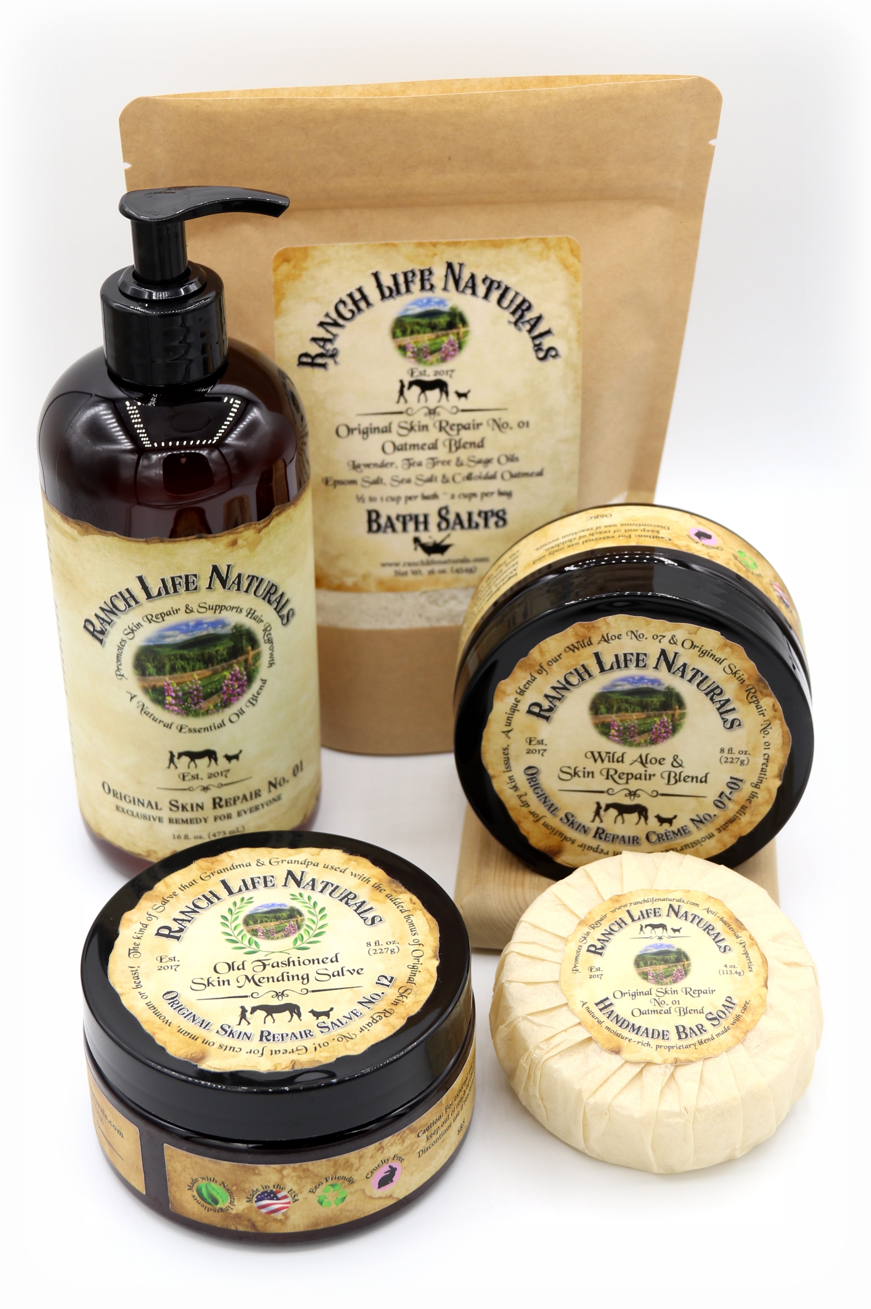 A collection of products that have Original Skin Repair No. 01.