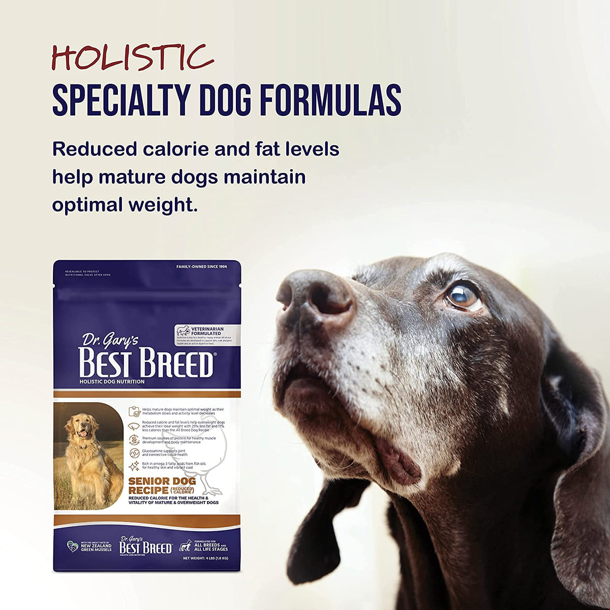 Dr. Gary’s Best Senior Dog Recipe (Reduced Calorie)