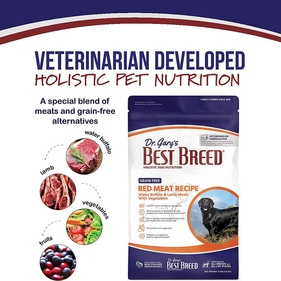 Dr. Gary's Best Grain-Free Red Meat Recipe (Water Buffalo + Lamb)