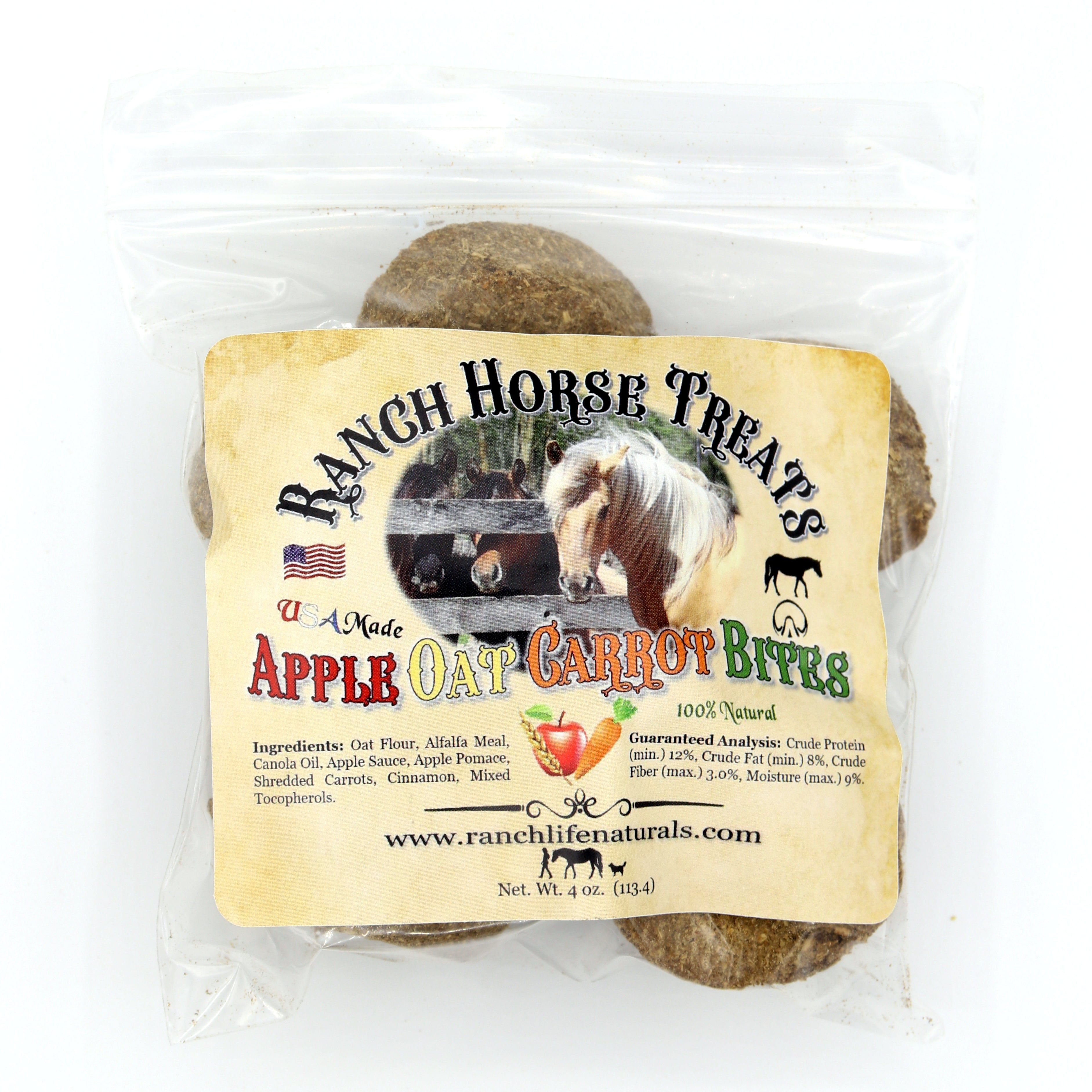 Ranch Horse Treats/ 4 Different Treats - Ranch Life Naturals