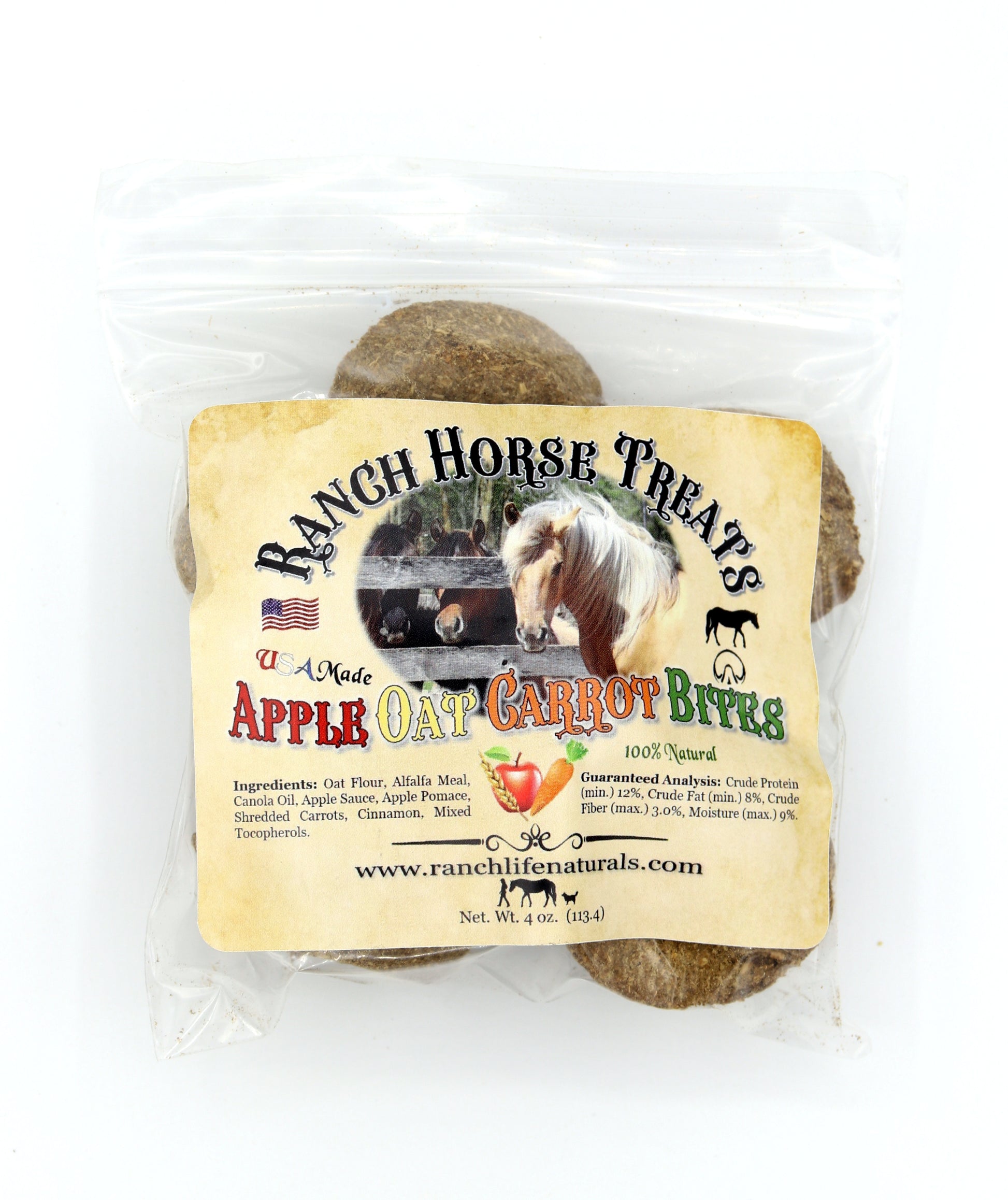 Ranch Horse Treats/ 4 Different Treats - Ranch Life Naturals