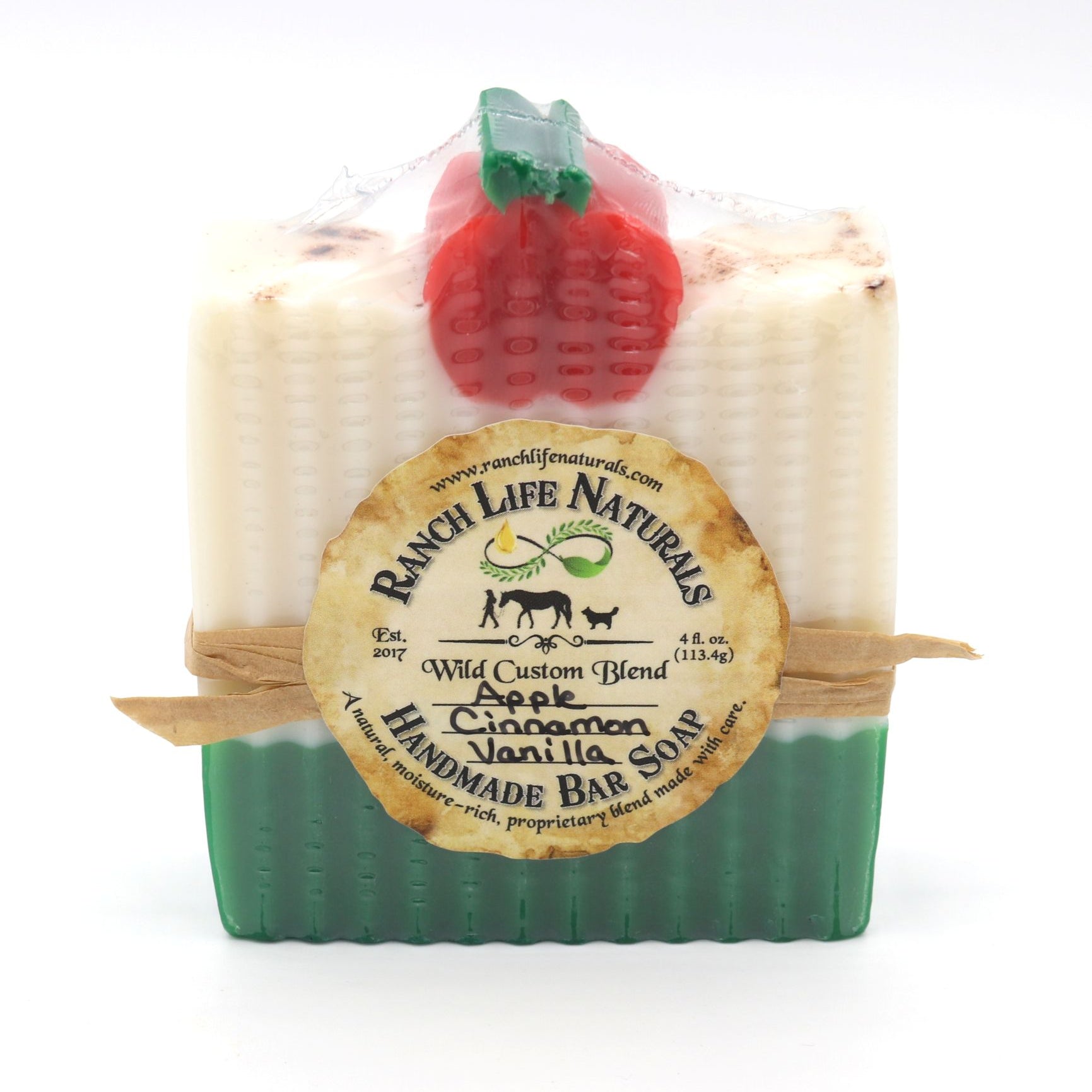 Apple Cinnamon Vanilla Bar Soap