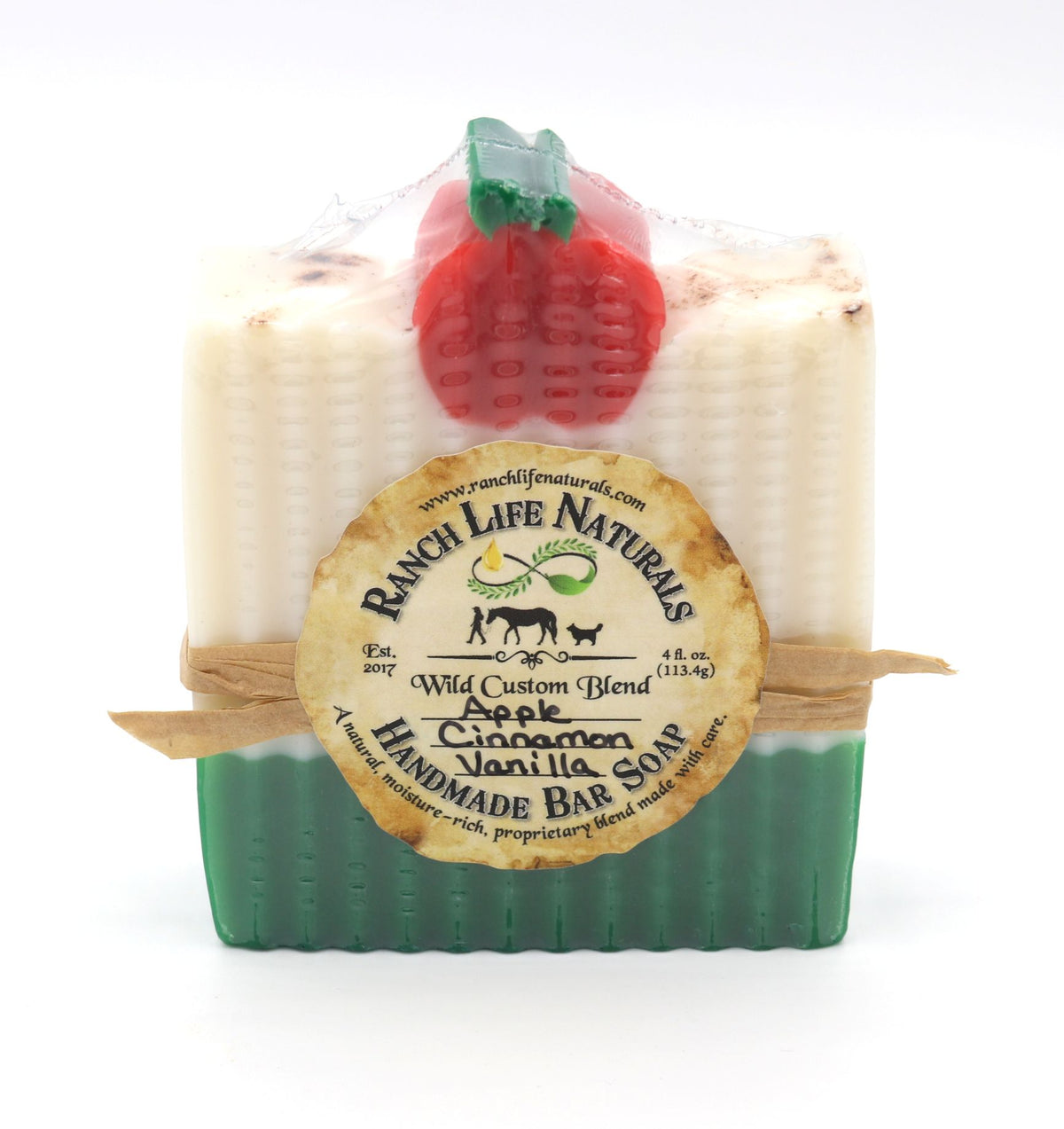 Apple Cinnamon Vanilla Bar Soap