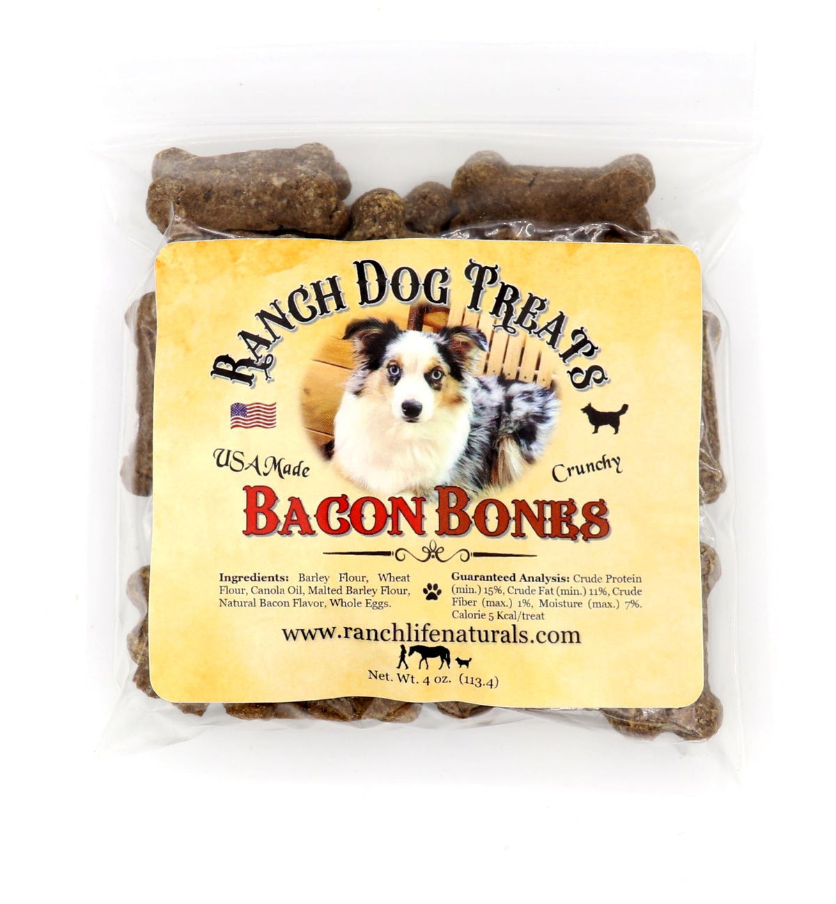 Ranch Dog Treats 4 oz. Sample Bags – Ranch Life Naturals