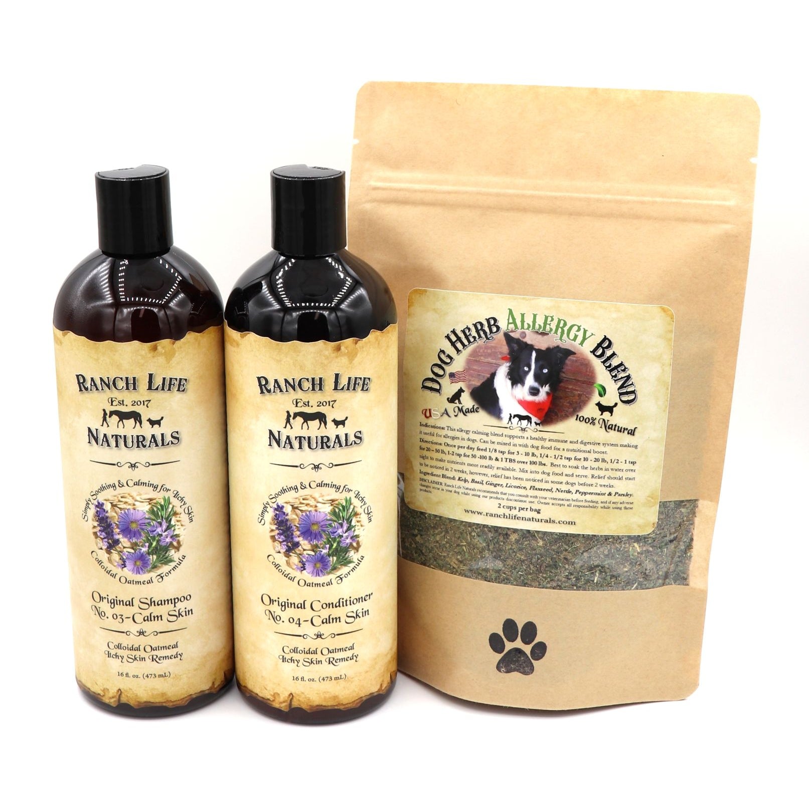 Itchy Skin Dog Bundles - Ranch Life Naturals