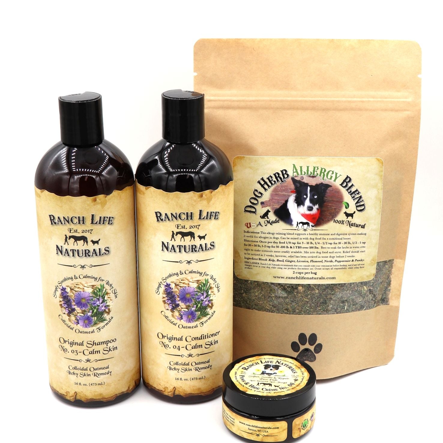 Itchy Skin Dog Bundles - Ranch Life Naturals