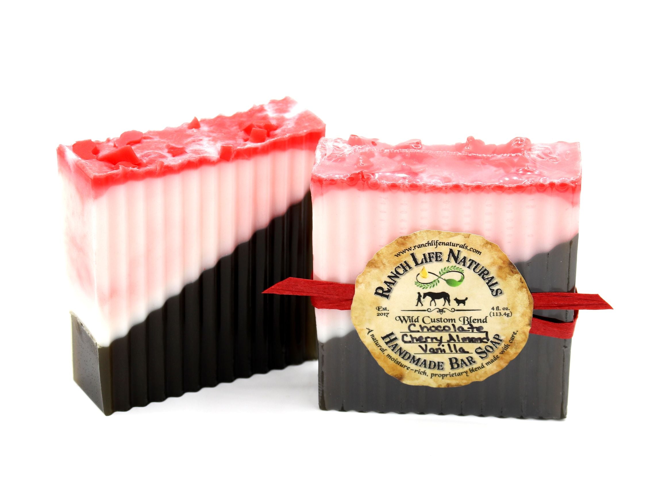 Chocolate Cherry Almond Vanilla Bar Soap