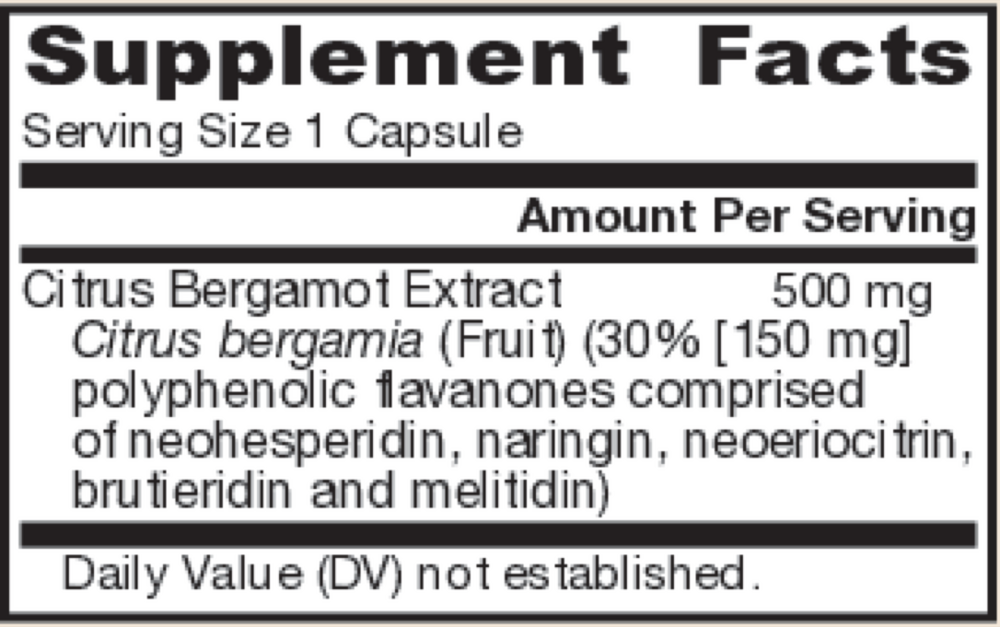 Citrus Bergamot 500mg by Jarrow Formulas - Ranch Life Naturals