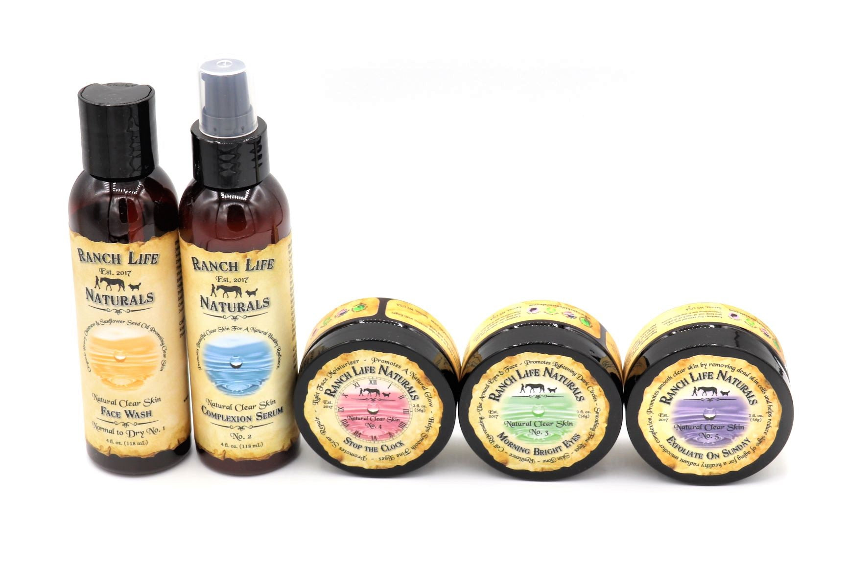 Clear Skin Face Collection & Retinol Crème - Ranch Life Naturals