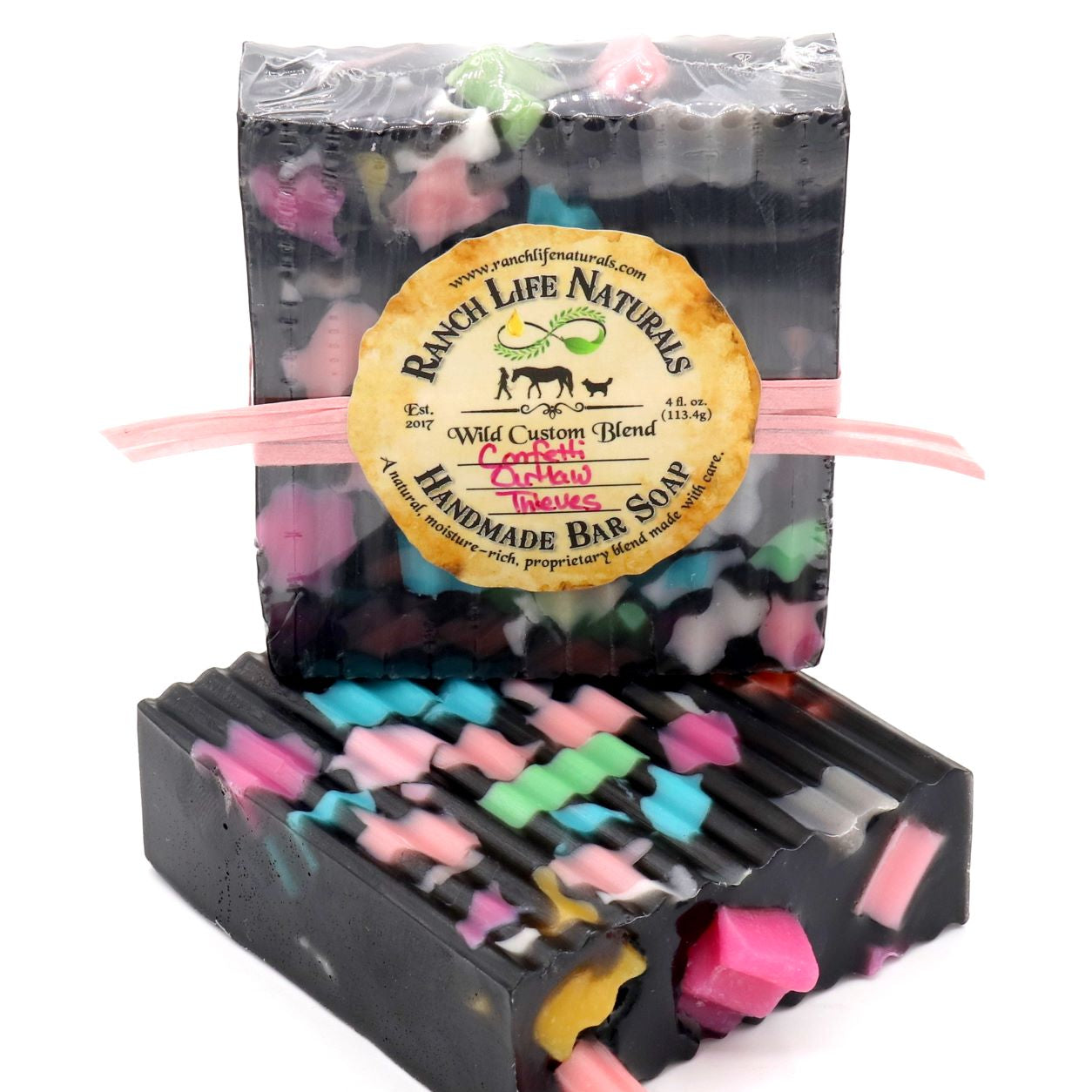 Confetti Outlaw Thieves Bar Soap - Ranch Life Naturals