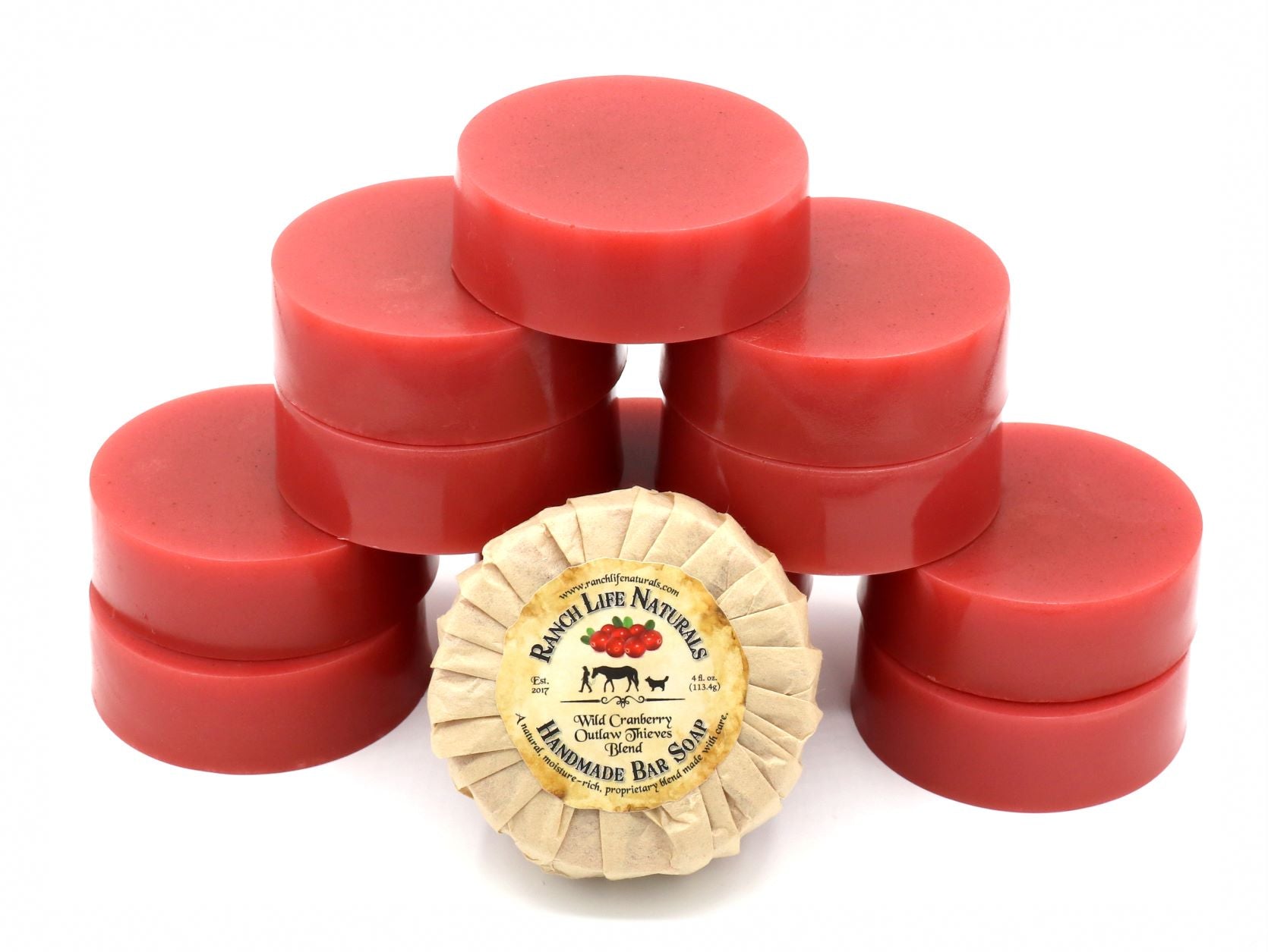 Wild Cranberry Outlaw Thieves Bar Soap - Ranch Life Naturals