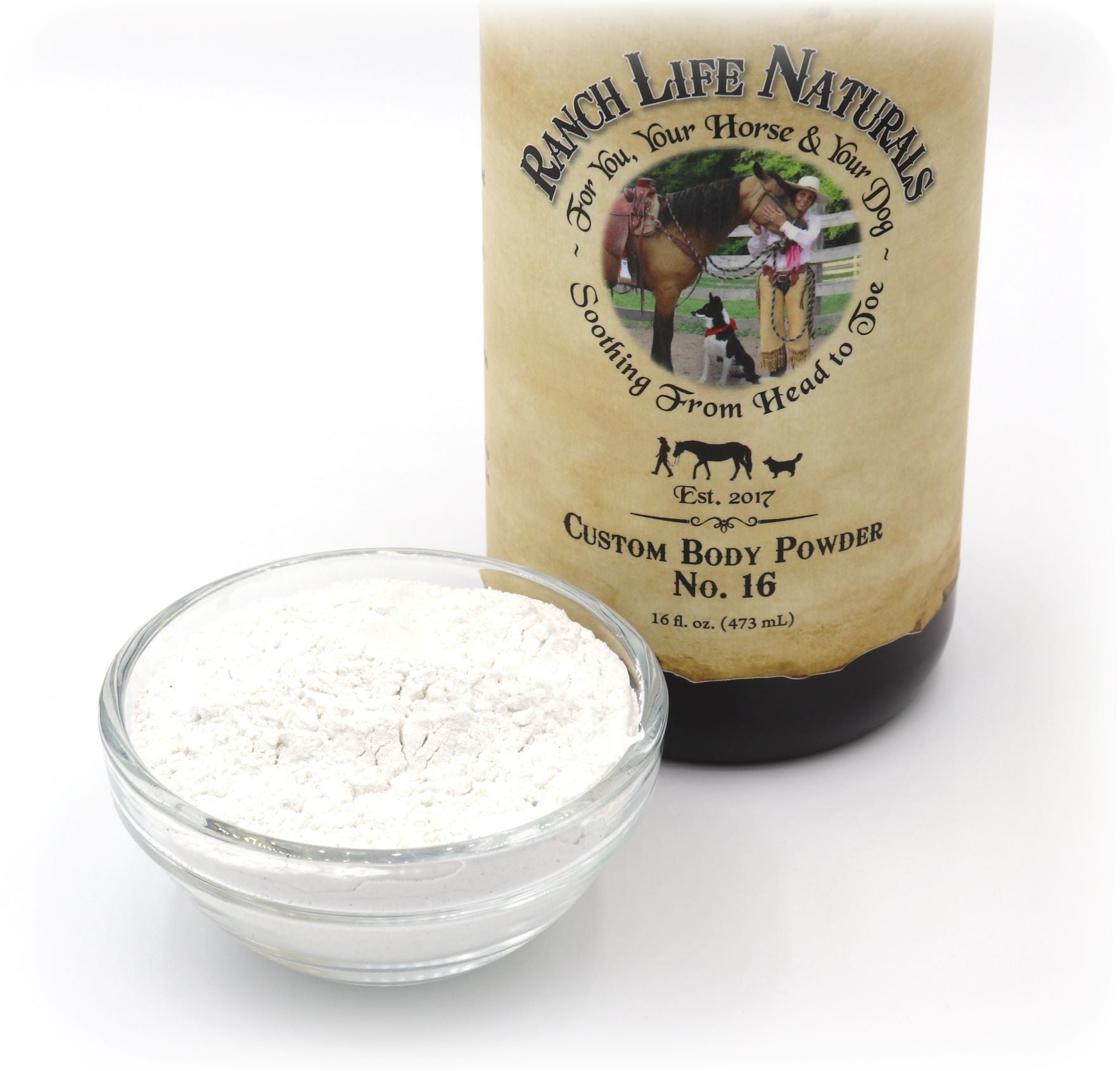 Custom Body Powder No. 16 - Ranch Life Naturals