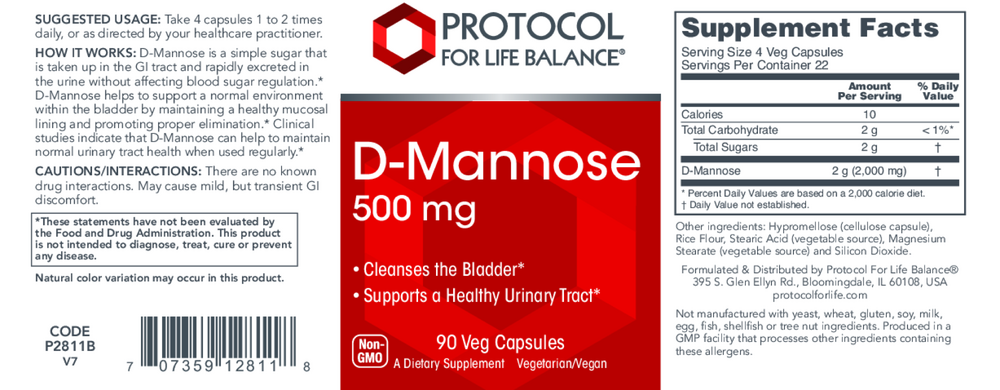 D-Mannose by Protocol for Life Balance