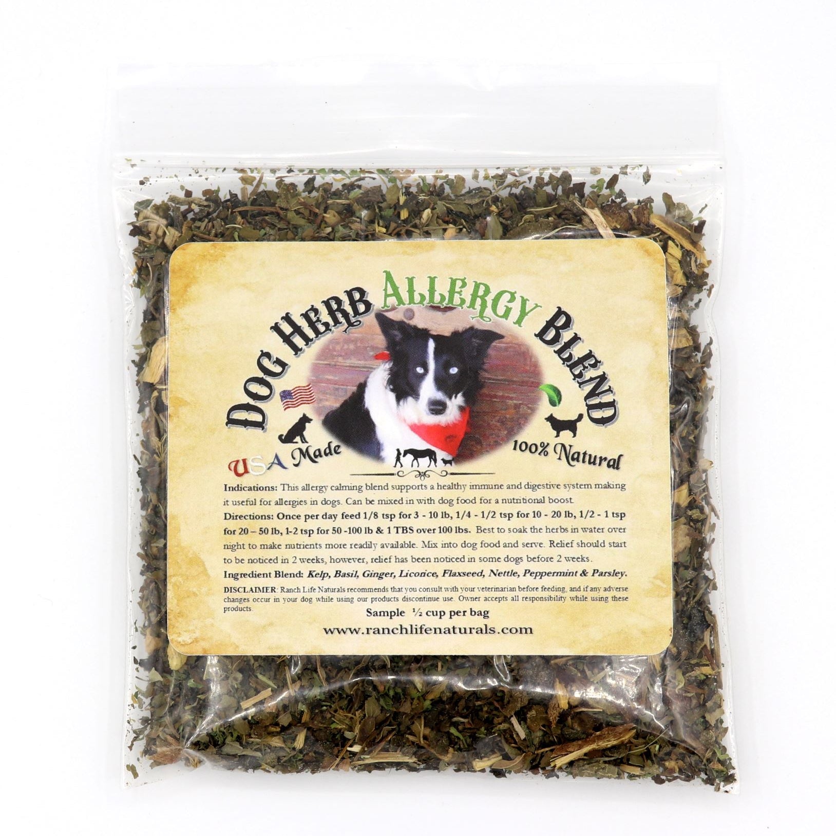 Dog Herb Allergy Blend - Ranch Life Naturals