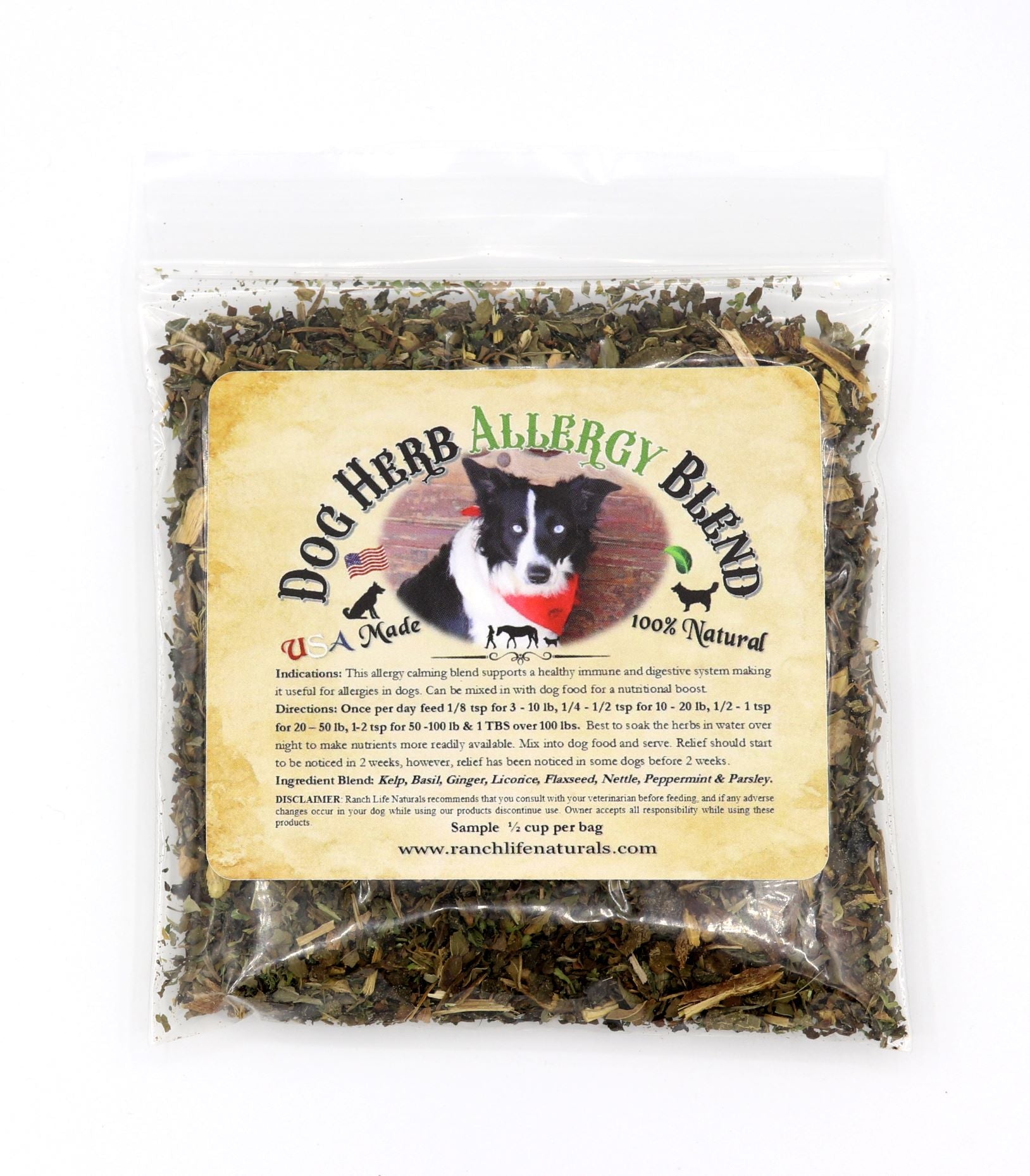 Dog Herb Allergy Blend - Ranch Life Naturals