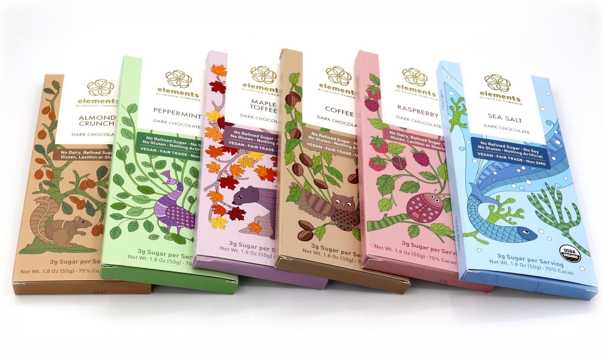 Elements Dark Chocolate Bars - Ranch Life Naturals