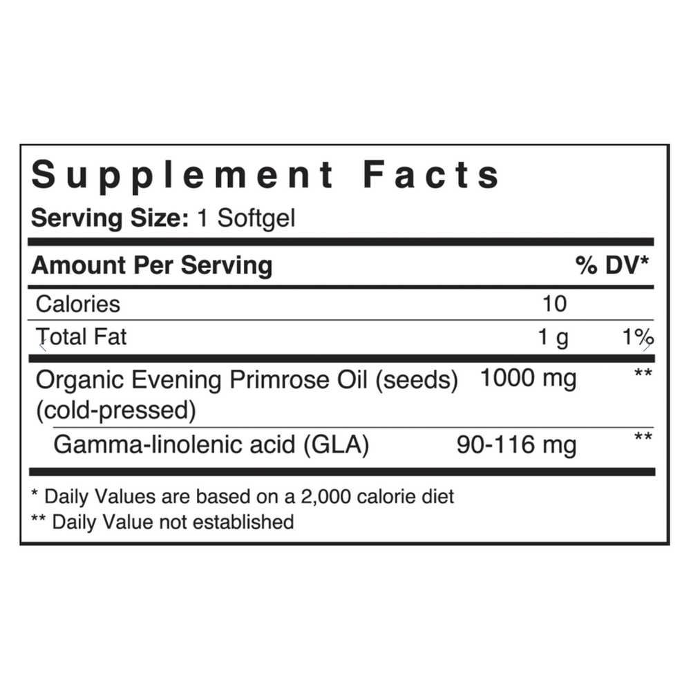 Evening Primrose Oil by Patient One MediNutritionals