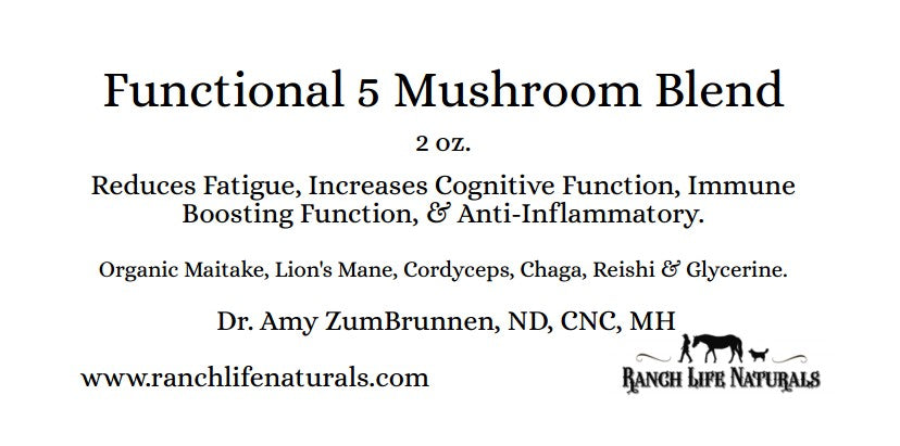 Functional 5 Mushroom Blend