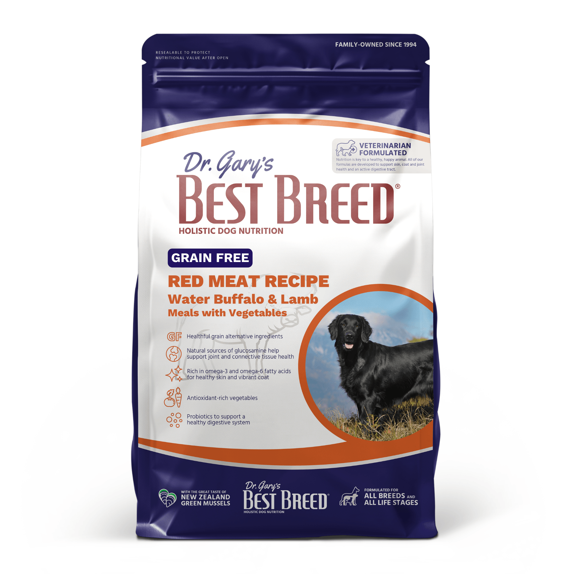 Dr. Gary's Best Grain-Free Red Meat Recipe (Water Buffalo + Lamb)