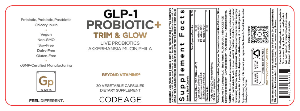 GLP-1 Probiotic Trim & Glow + by Codeage - Ranch Life Naturals