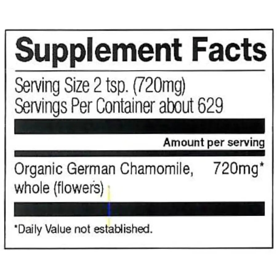 Frontier German Chamomile Flowers, Whole, Organic