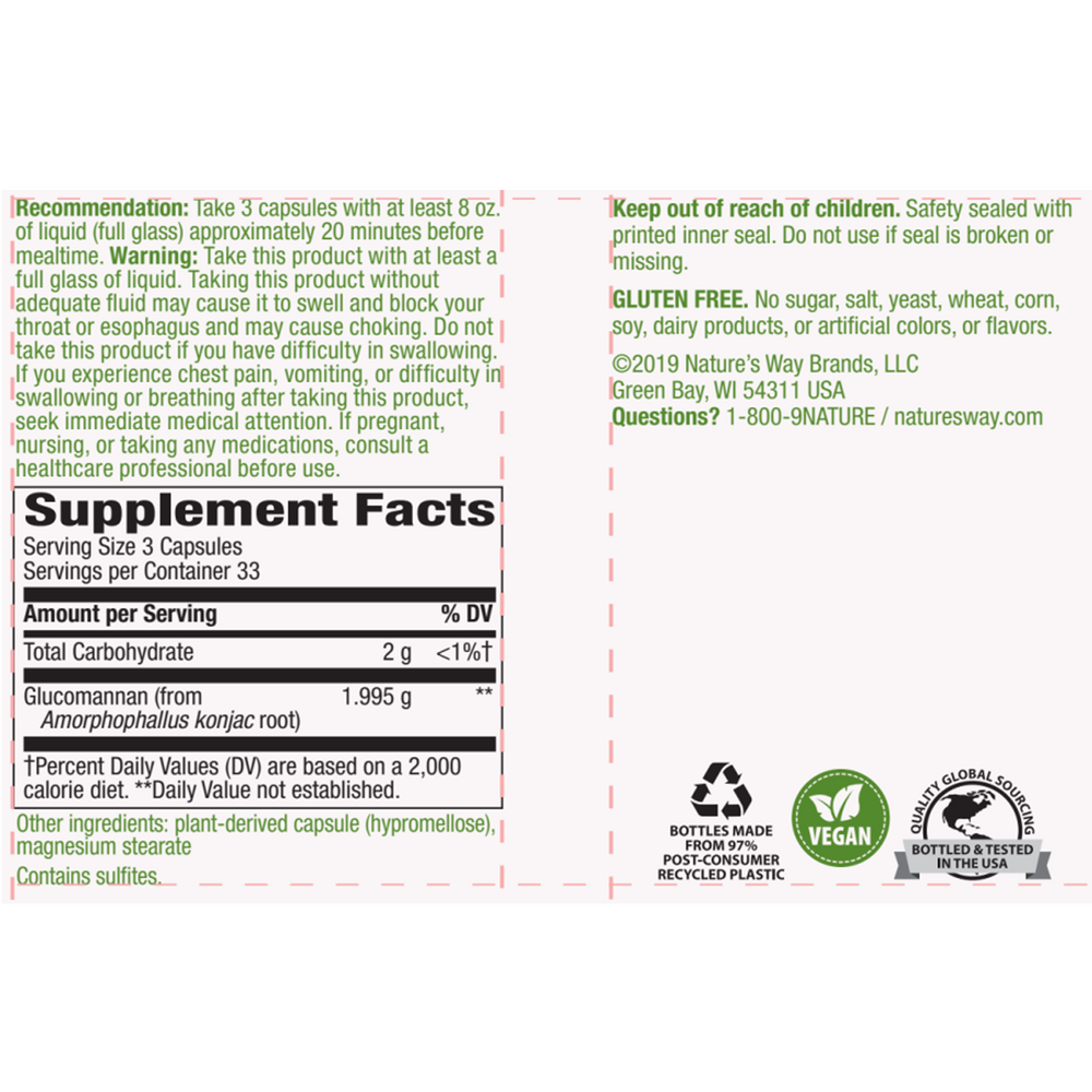 Glucomannan by Nature's Way