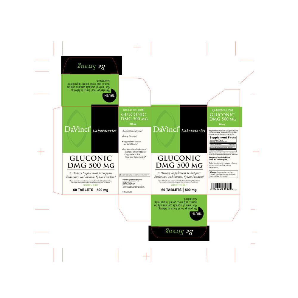 Gluconic DMG 500mg (chewable) by DaVinci Labs