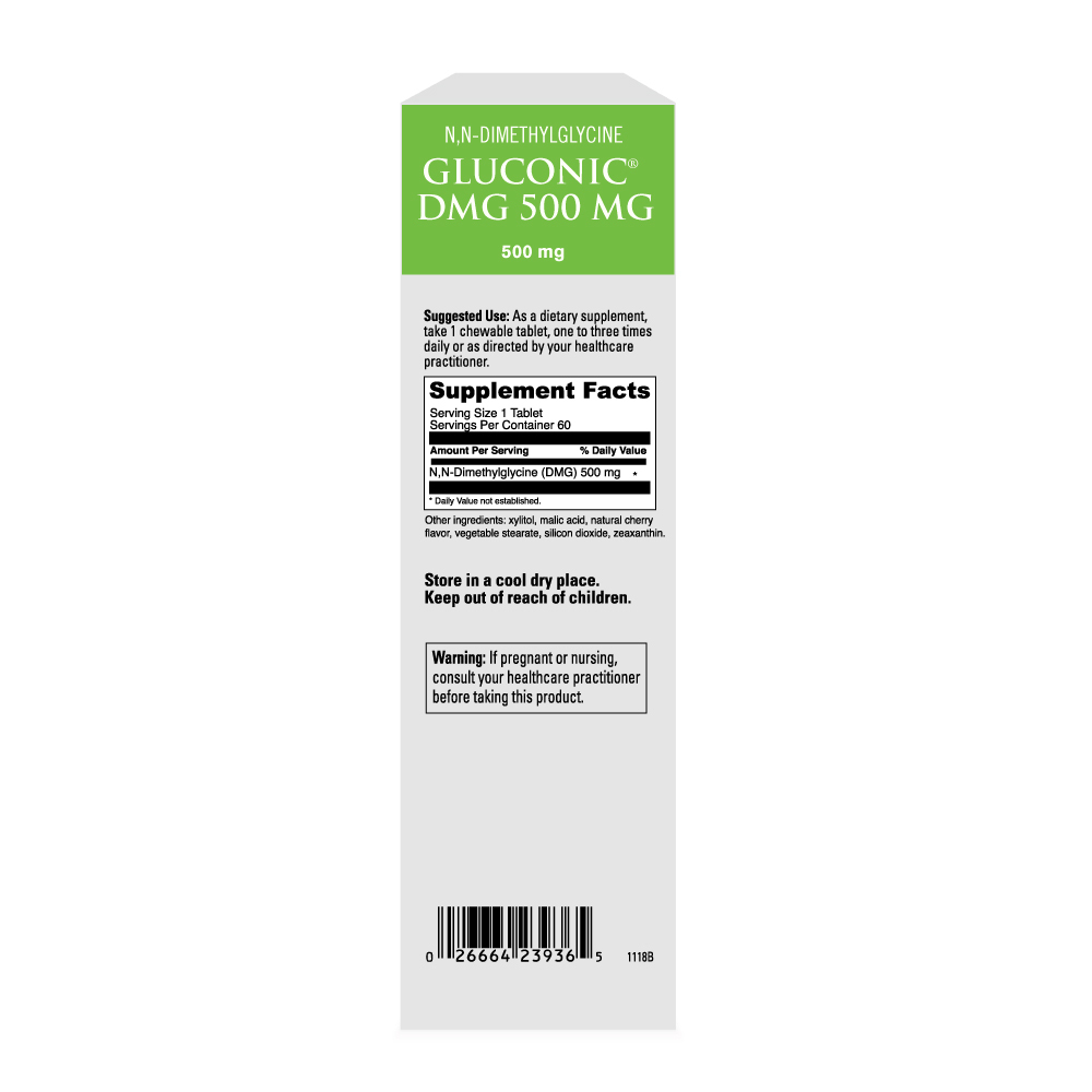 Gluconic DMG 500mg (chewable) by DaVinci Labs