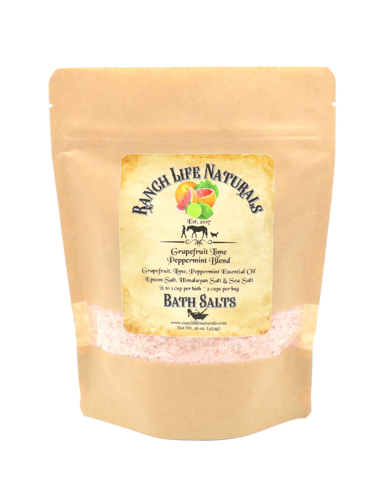 Bath Salts/ 12 Blends - Ranch Life Naturals