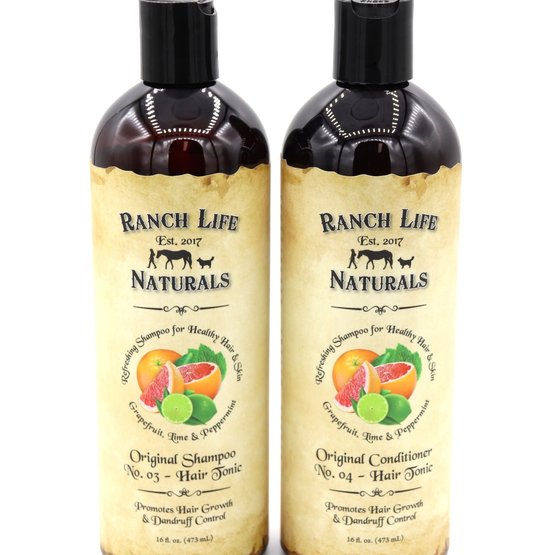 Hair Tonic Shampoo No. 03/Conditioner No. 04 - Ranch Life Naturals