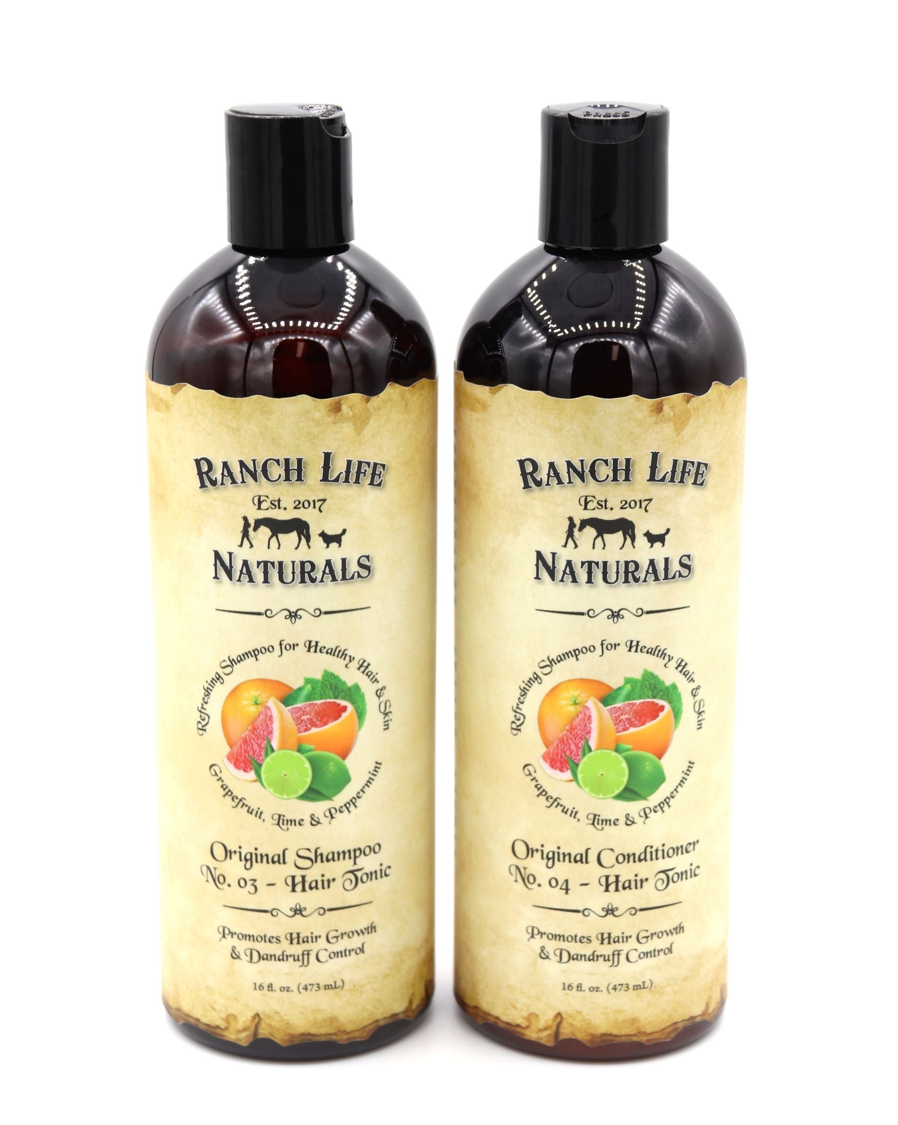 Hair Tonic Shampoo No. 03/Conditioner No. 04 - Ranch Life Naturals