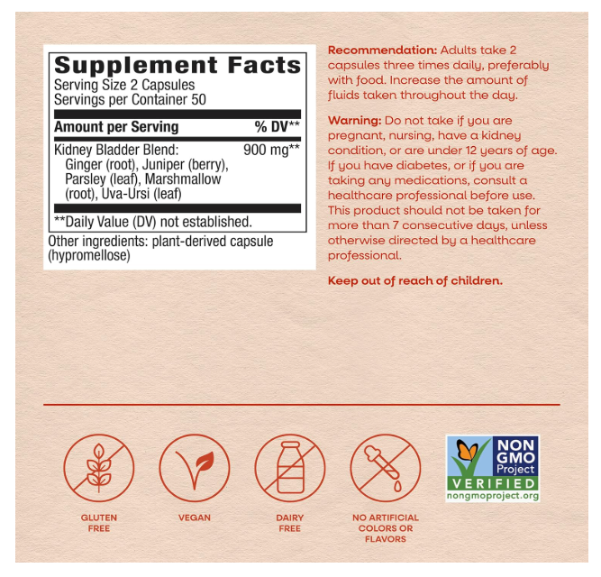 Kidney Bladder by Nature's Way - Ranch Life Naturals