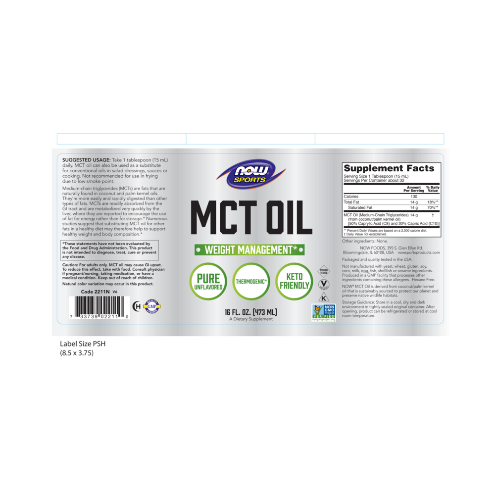 MCT Oil by Now Sports