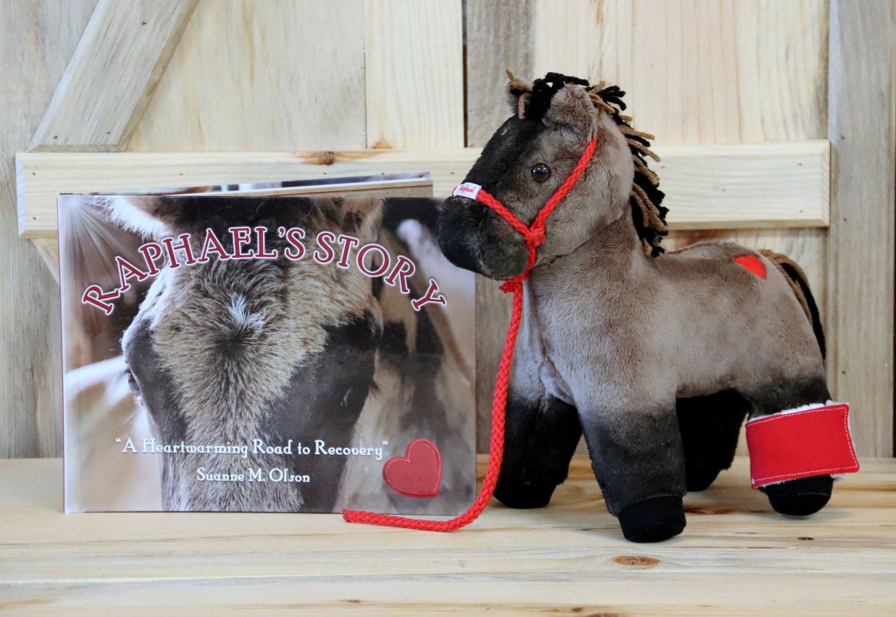 Raphael's Story Book & Horse Plush - Ranch Life Naturals