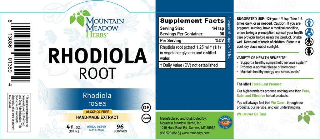 Rhodiola Root - Ranch Life Naturals