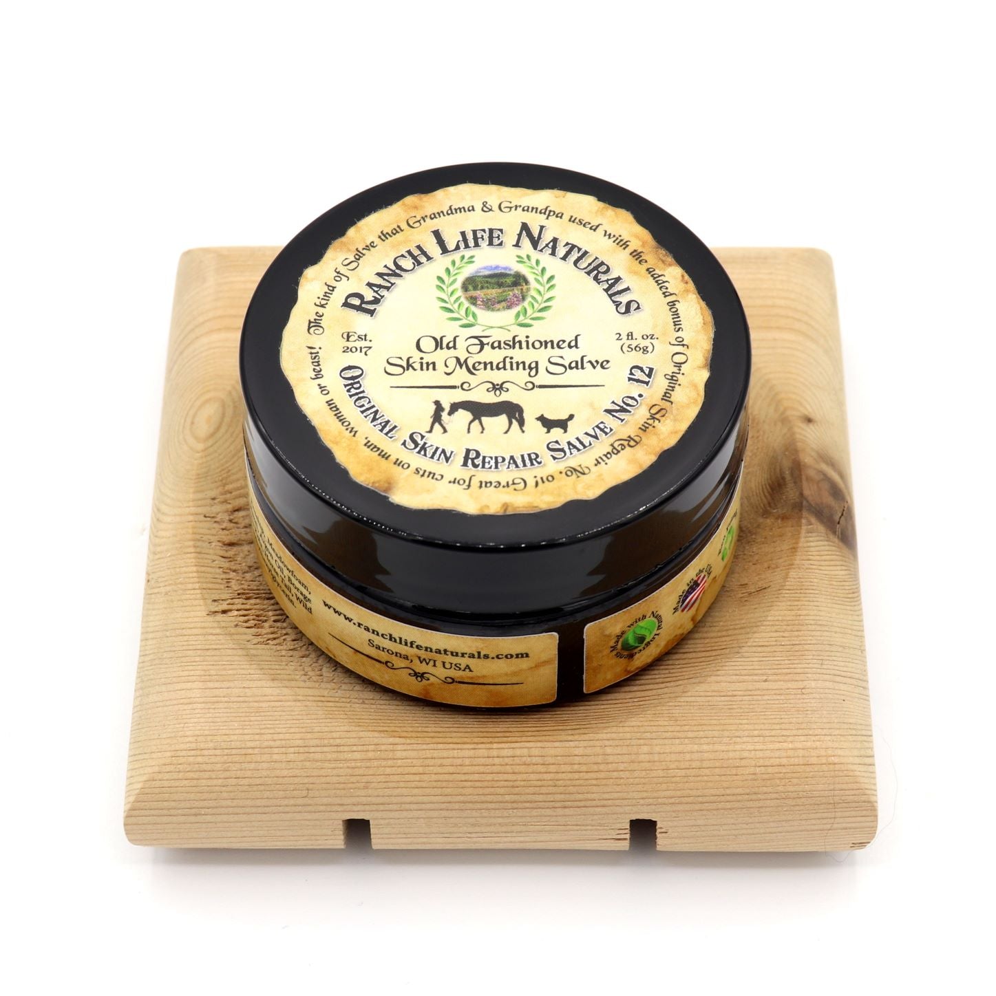 Old Fashioned Skin Mending Salve No. 12 - Ranch Life Naturals