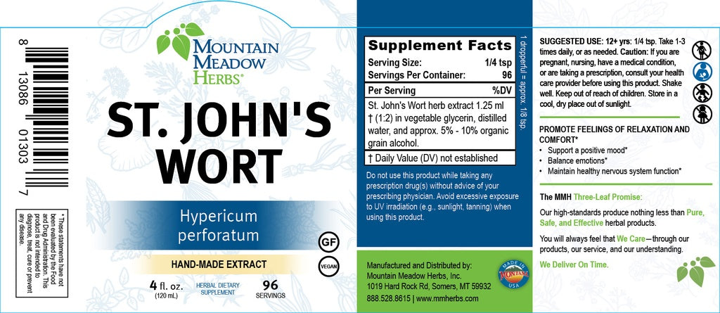 St. John's Wort - Ranch Life Naturals