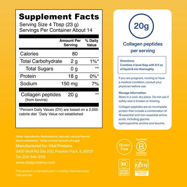 Vital Protiens Collagen - Ranch Life Naturals