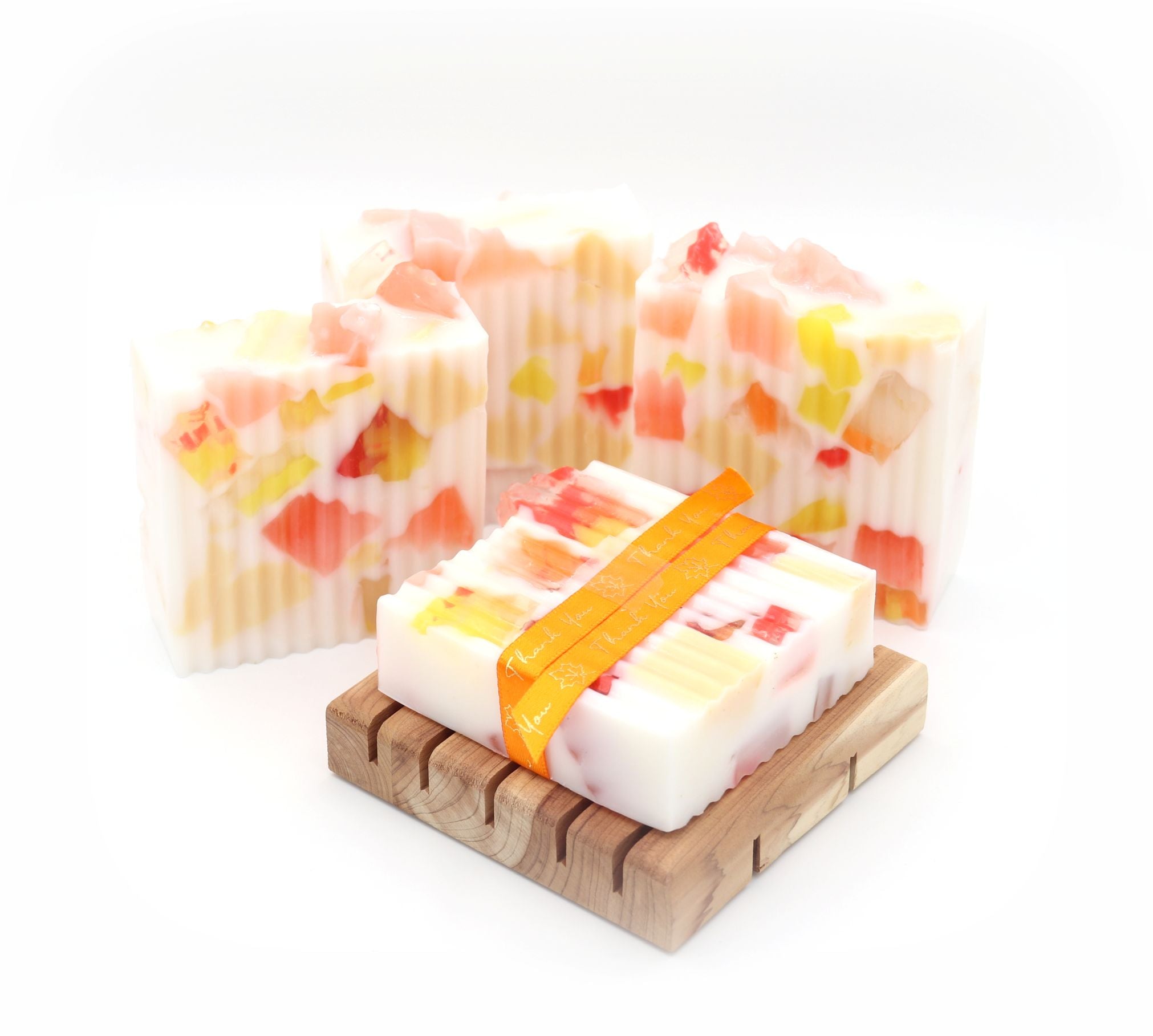 Vanilla Pumpkin Spice Confetti Bar Soaps