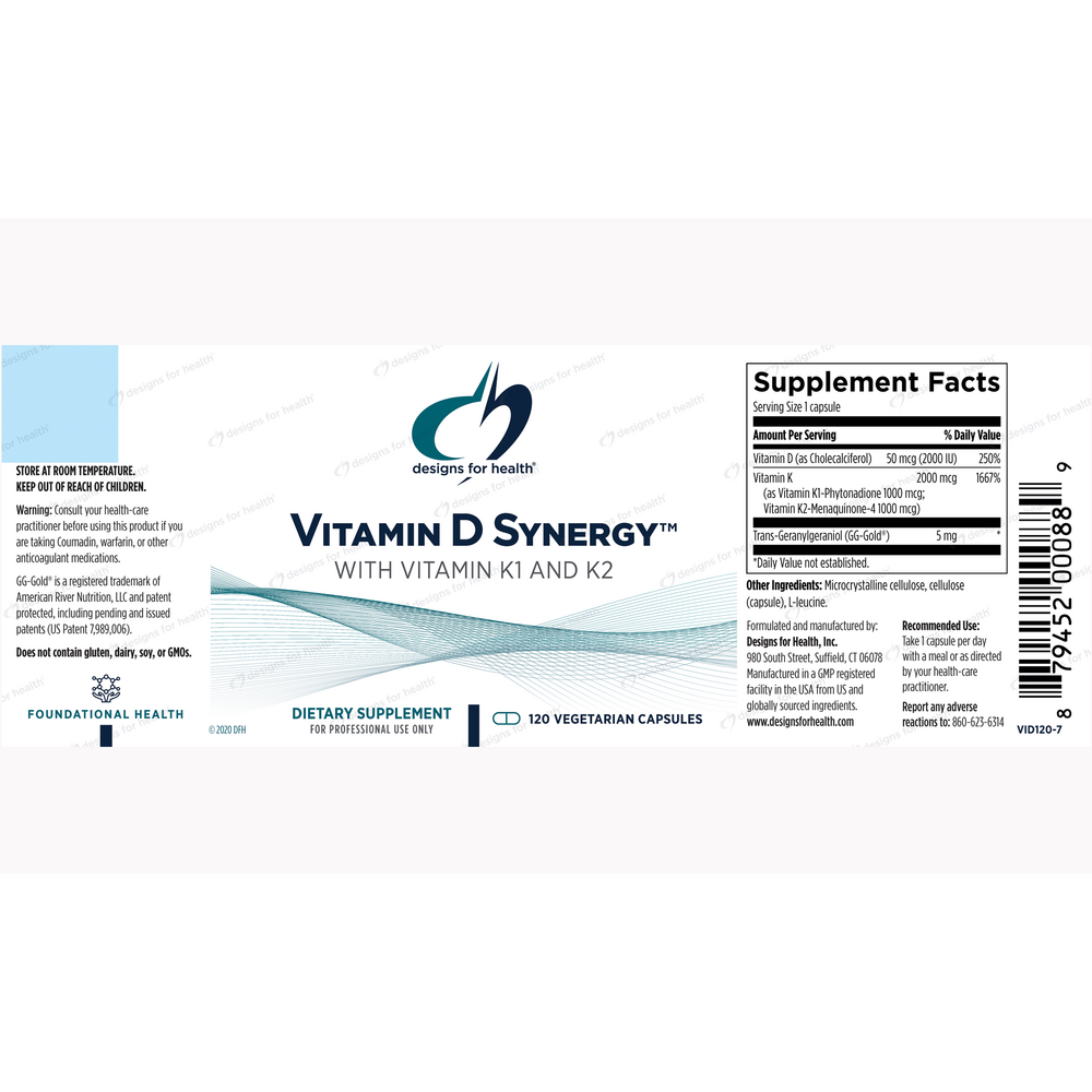 Vitamin D Synergy™ by Designs for Health