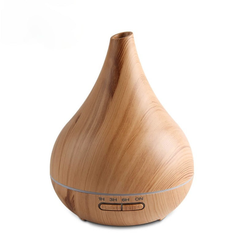 Wood Grain Ultrasonic Essential Oil Diffuser/ tall - Ranch Life Naturals