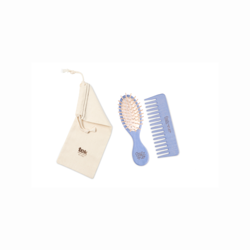 Tek Italy Ashwood Brushes & Combs - Ranch Life Naturals