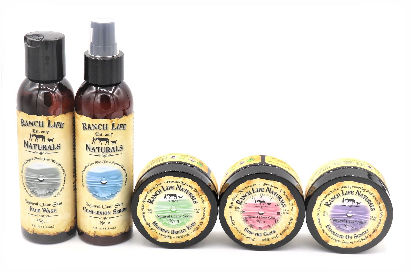 Clear Skin Face Collection & Retinol Crème - Ranch Life Naturals