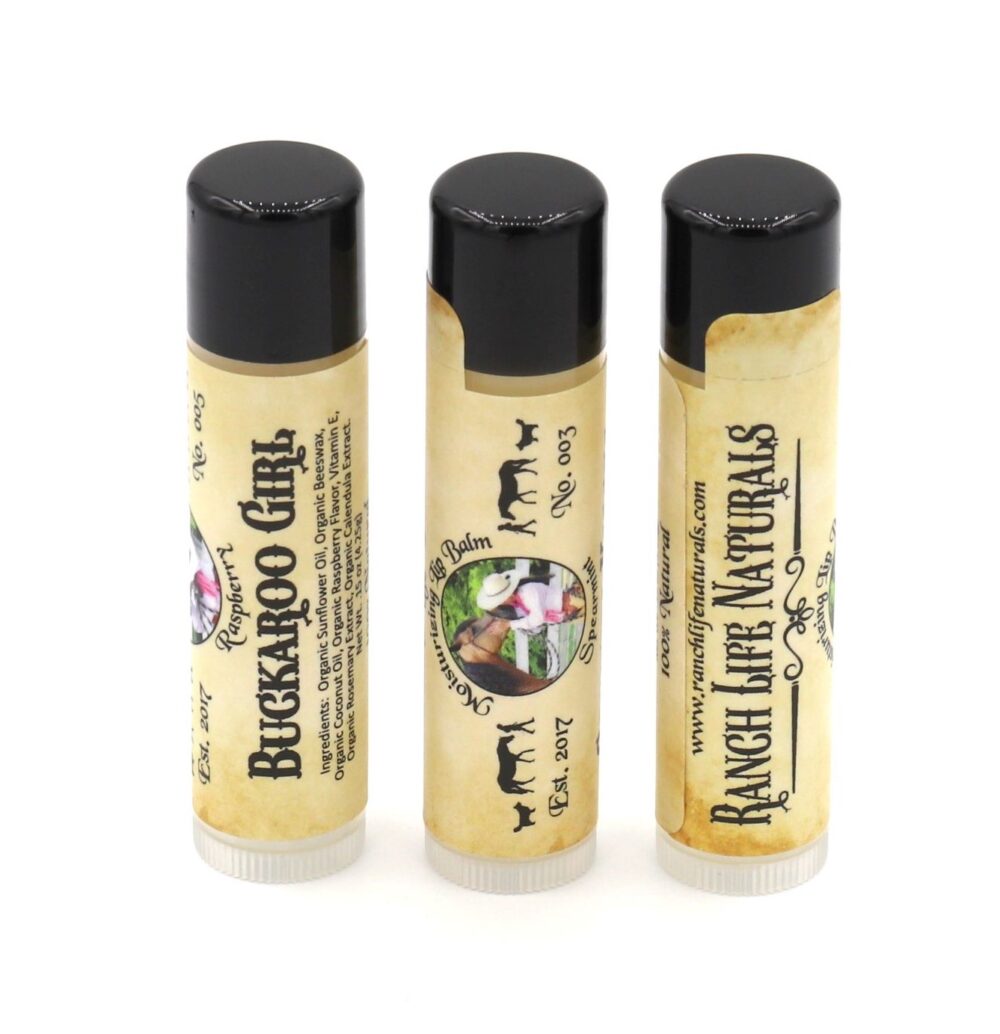 Natural Lip Balm ~ Buckaroo Girl/Raspberry