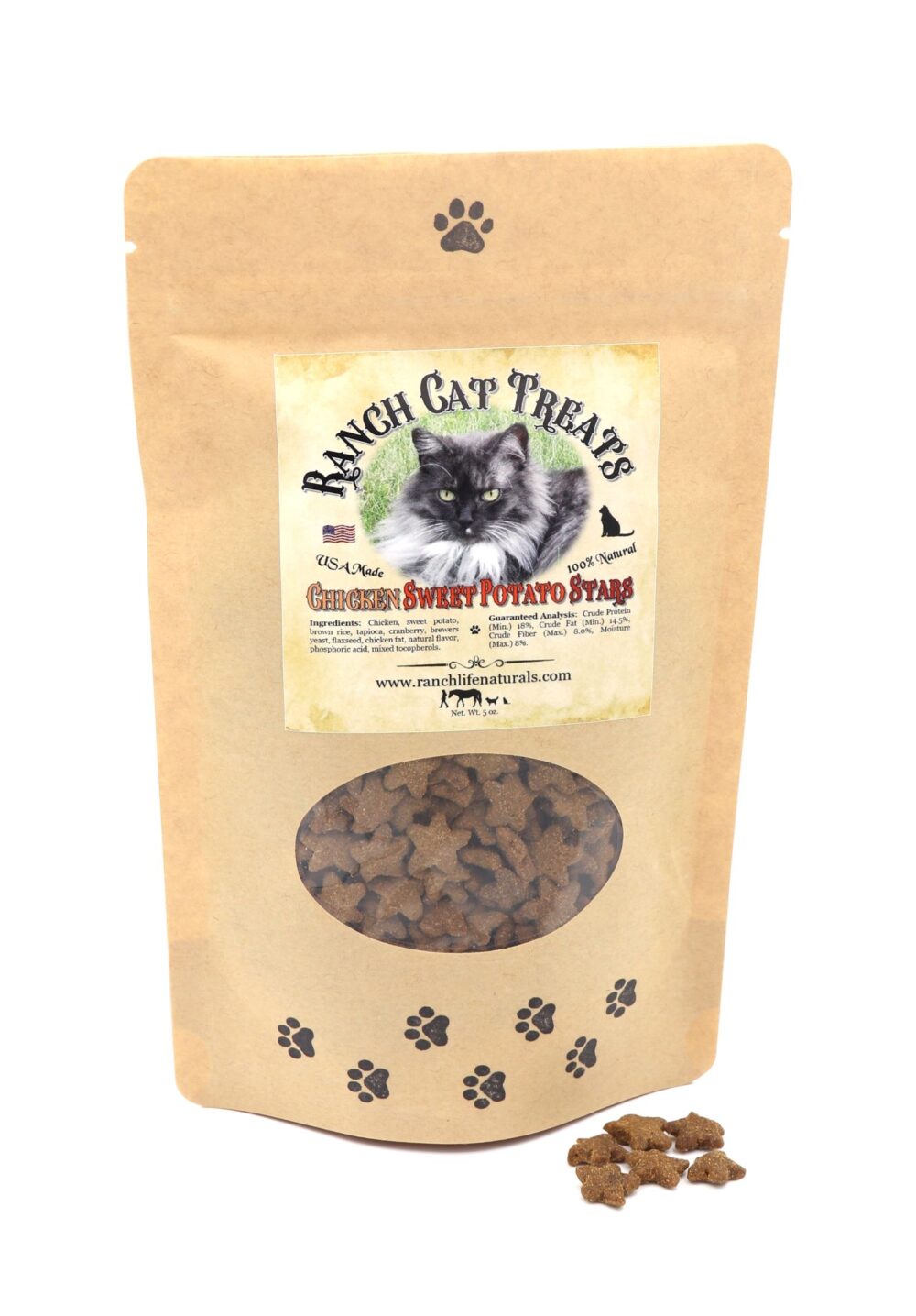 Chicken Sweet Potato Stars Cat Treat