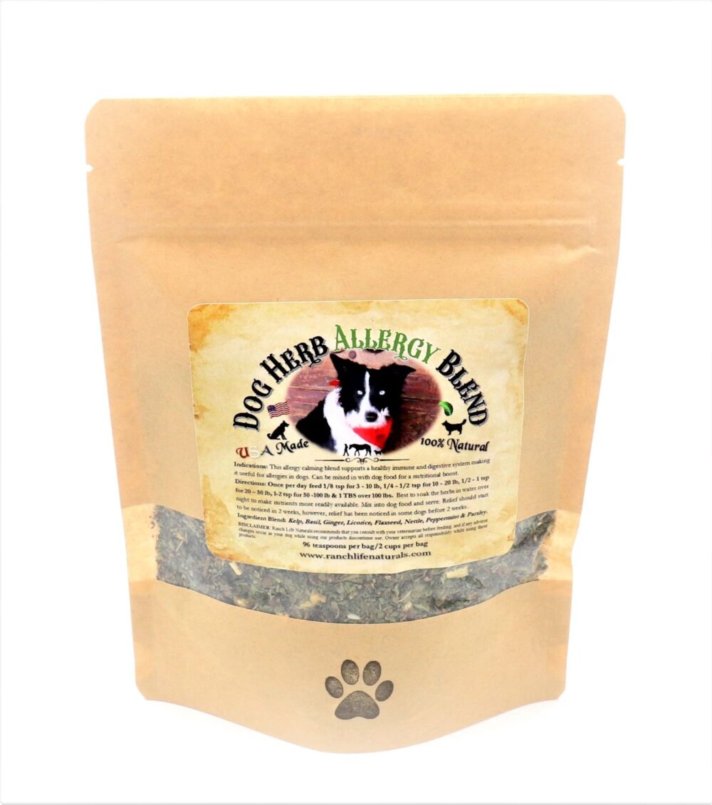 Dog Allergy Herbs & Herbal Dewormer